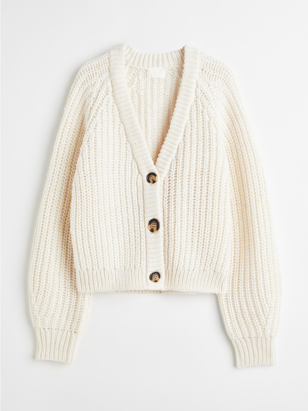 H&M chunky cardigan cream
